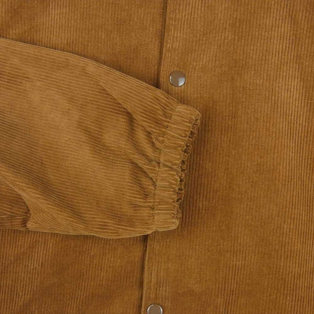 ユアン Wide Wale Coaches Jacket オーバーサイズ コーデュロイ コーチ ジャケット 日本製 ブラウン系 L【美品】【中古】