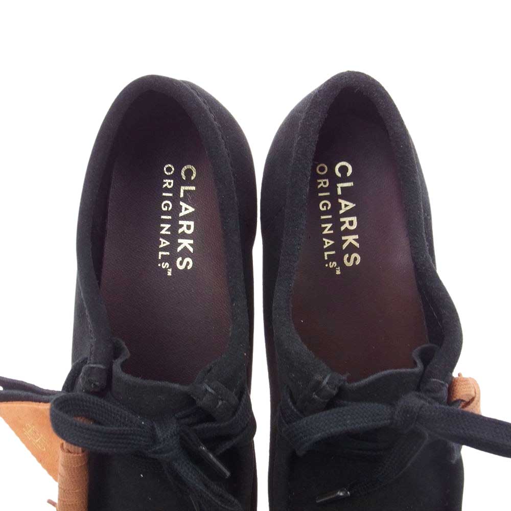 Clarks クラークス SC-W-BSM34 Originas by SEESEE Wallabee シーシー ワラビー ブーツ ブラック系 7【新古品】【未使用】【中古】