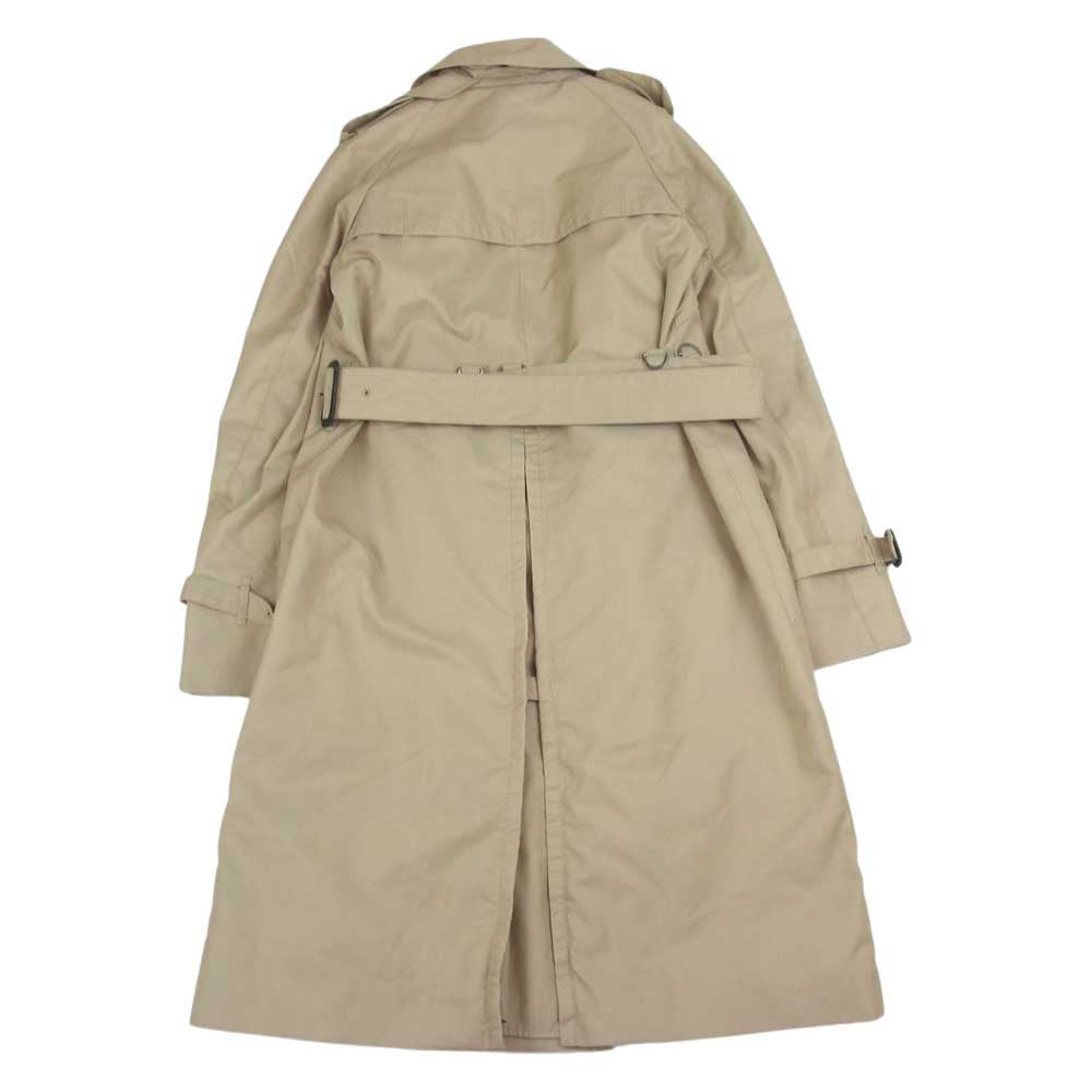 Aquascutum アクアスキュータム 1751000-83 83型 ホワイトレーベル クリーニング済み 裏地チェック 着脱可能ウールライナー付き トレンチコート ベージュ系 6【中古】