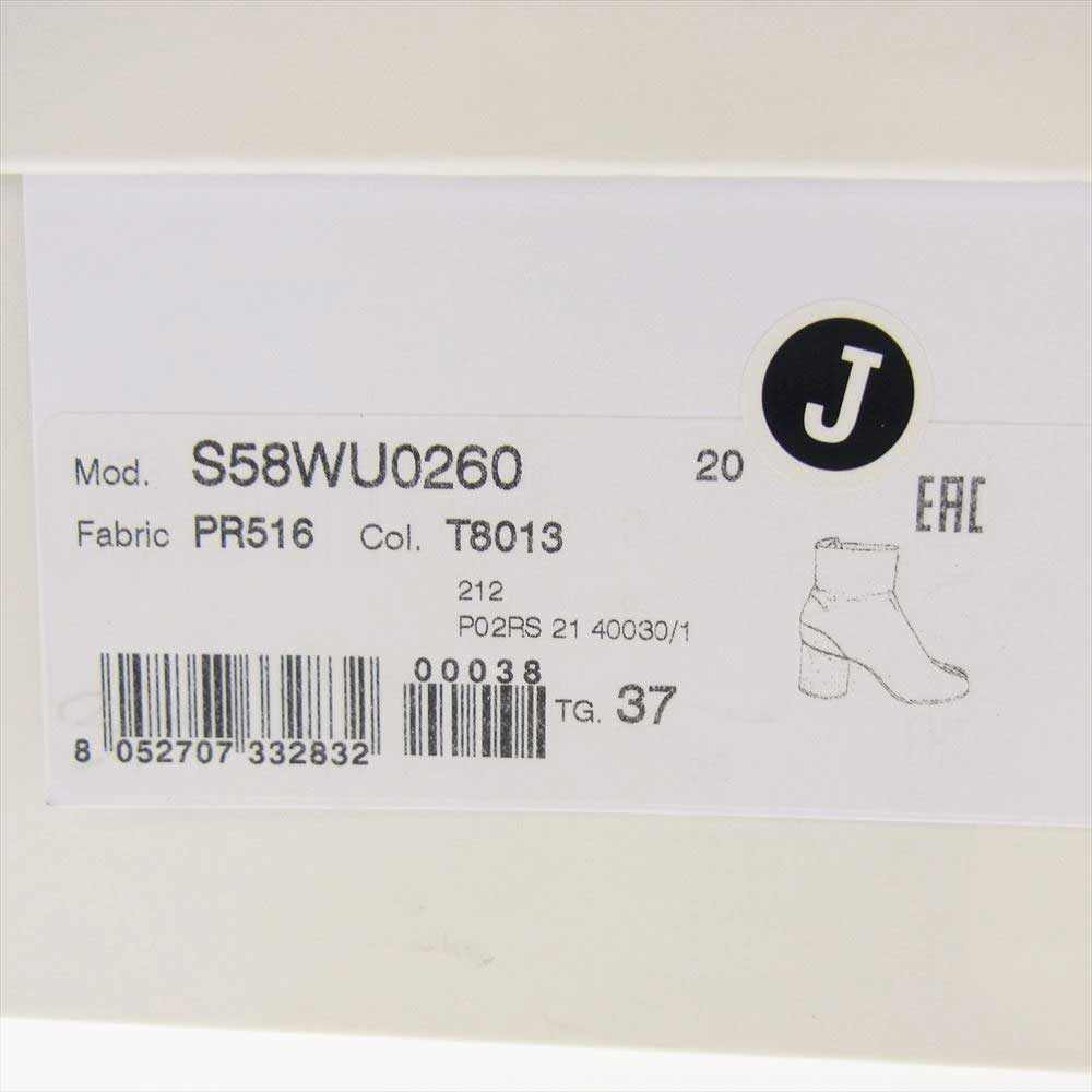 MAISON MARGIELA メゾンマルジェラ 20SS S58WU0260 S58WU0260 TABI Boots 足袋 タビ ヒール アンクル ブーツ ブラック系 37【中古】