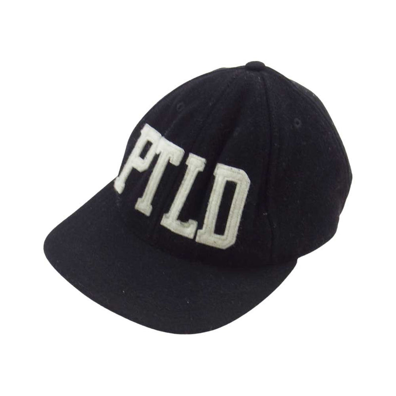 ディーエン PTLD Baseball Hat 24oz ヘヴィーウェイト メルトン ベースボール キャップ ブラック系【中古】