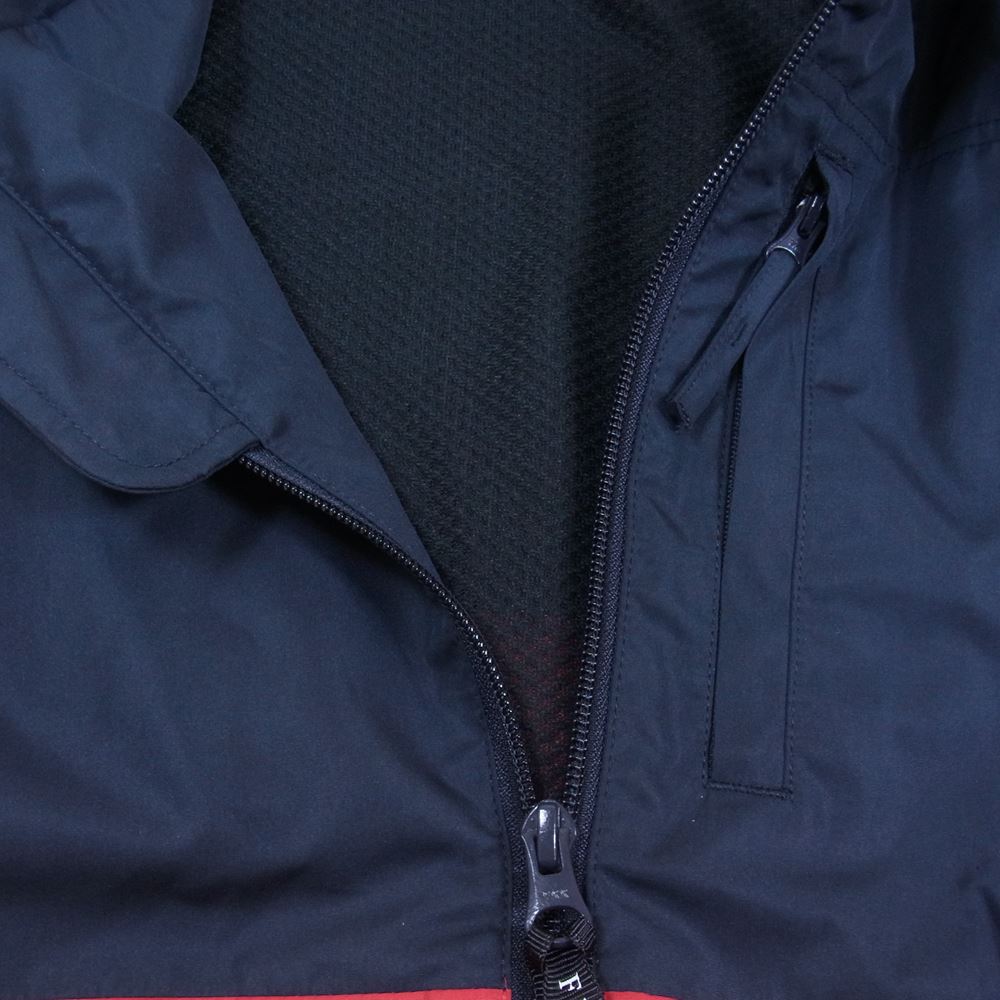 FRED PERRY フレッドペリー F2585 ZIP THROUGH JACKET ジップ スルー ジャケット ウィンドブレーカー ダークネイビー系 レッド系 M【中古】