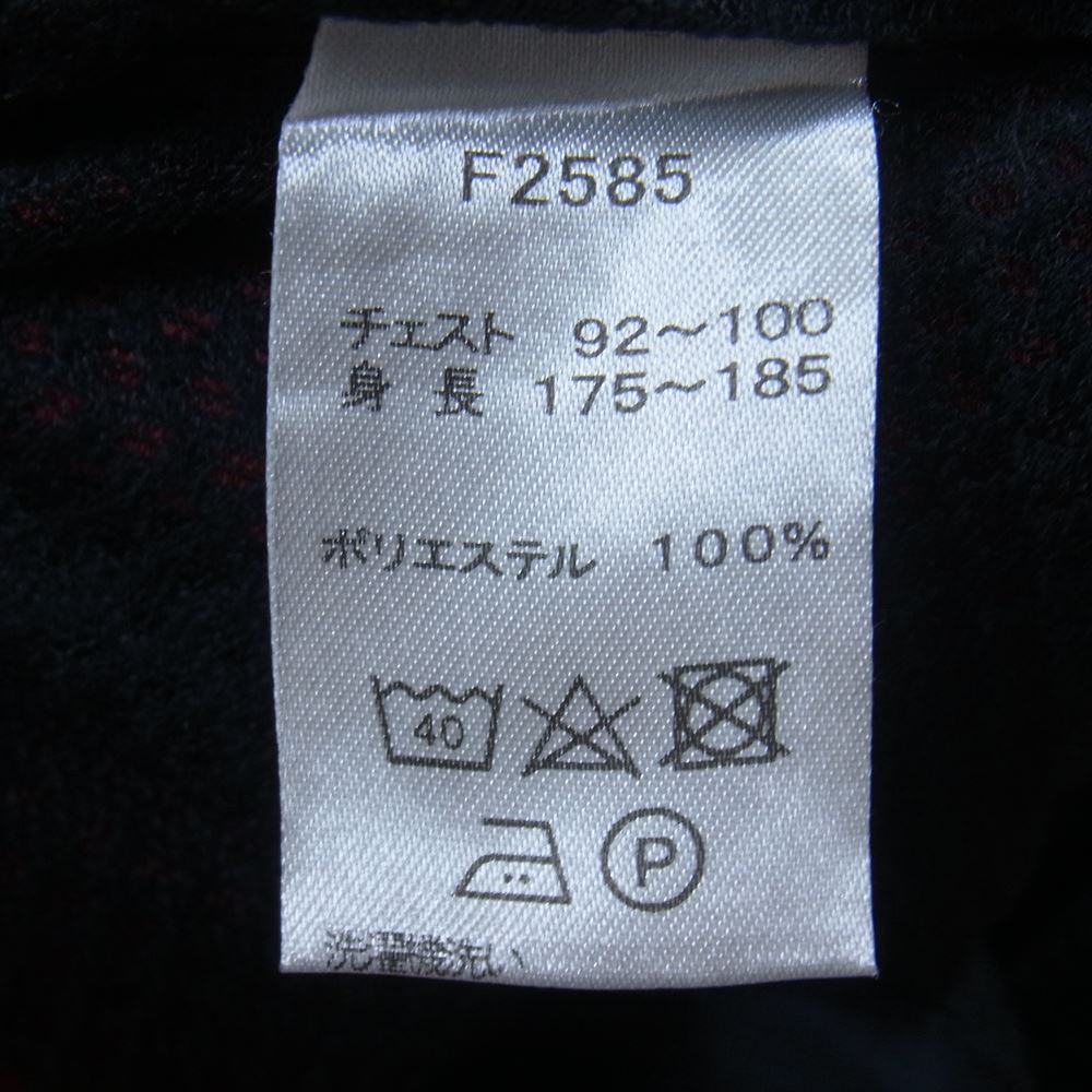 FRED PERRY フレッドペリー F2585 ZIP THROUGH JACKET ジップ スルー ジャケット ウィンドブレーカー ダークネイビー系 レッド系 M【中古】