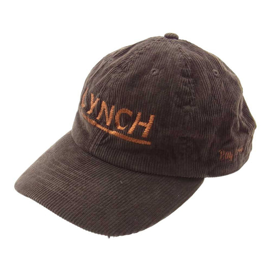 LYNCH SILVERSMITH リンチシルバースミス ロゴ刺繍 コーデユロイ キャップ ブラウン系【中古】