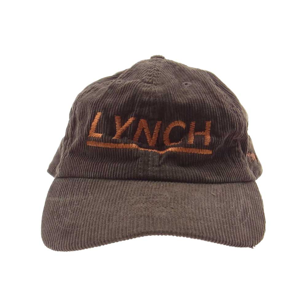 LYNCH SILVERSMITH リンチシルバースミス ロゴ刺繍 コーデユロイ キャップ ブラウン系【中古】