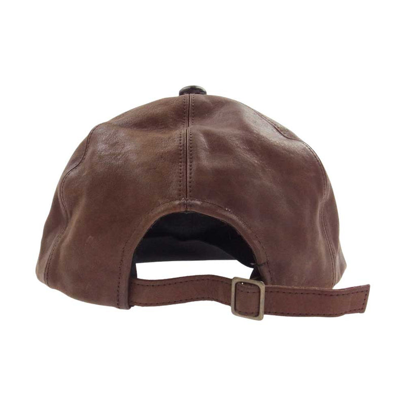 ミスターファットマン Billie Leather Cap ビリー レザー キャップ ブラウン系【中古】