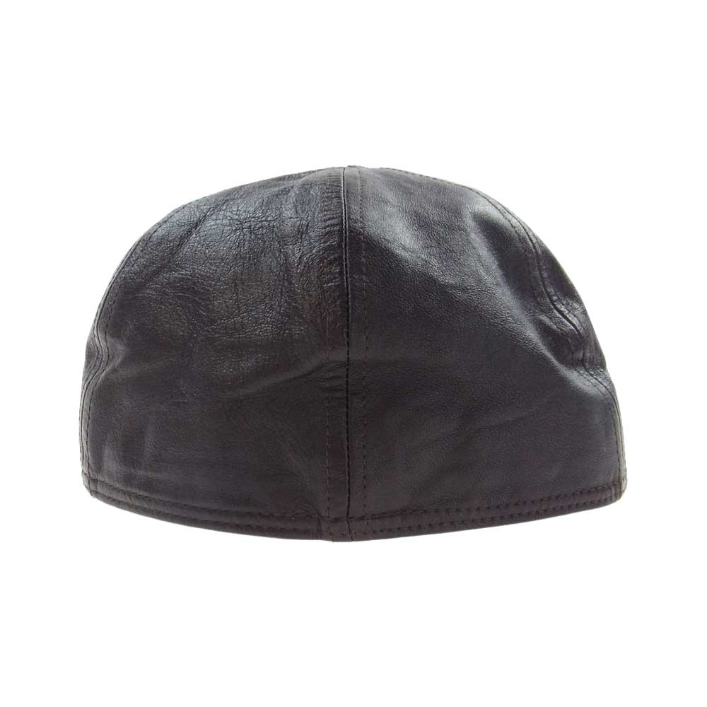 The REAL McCOY'S ザリアルマッコイズ LEATHER MECHANIC CAP レザー メカニック キャップ ブラック系 7 3/4【中古】