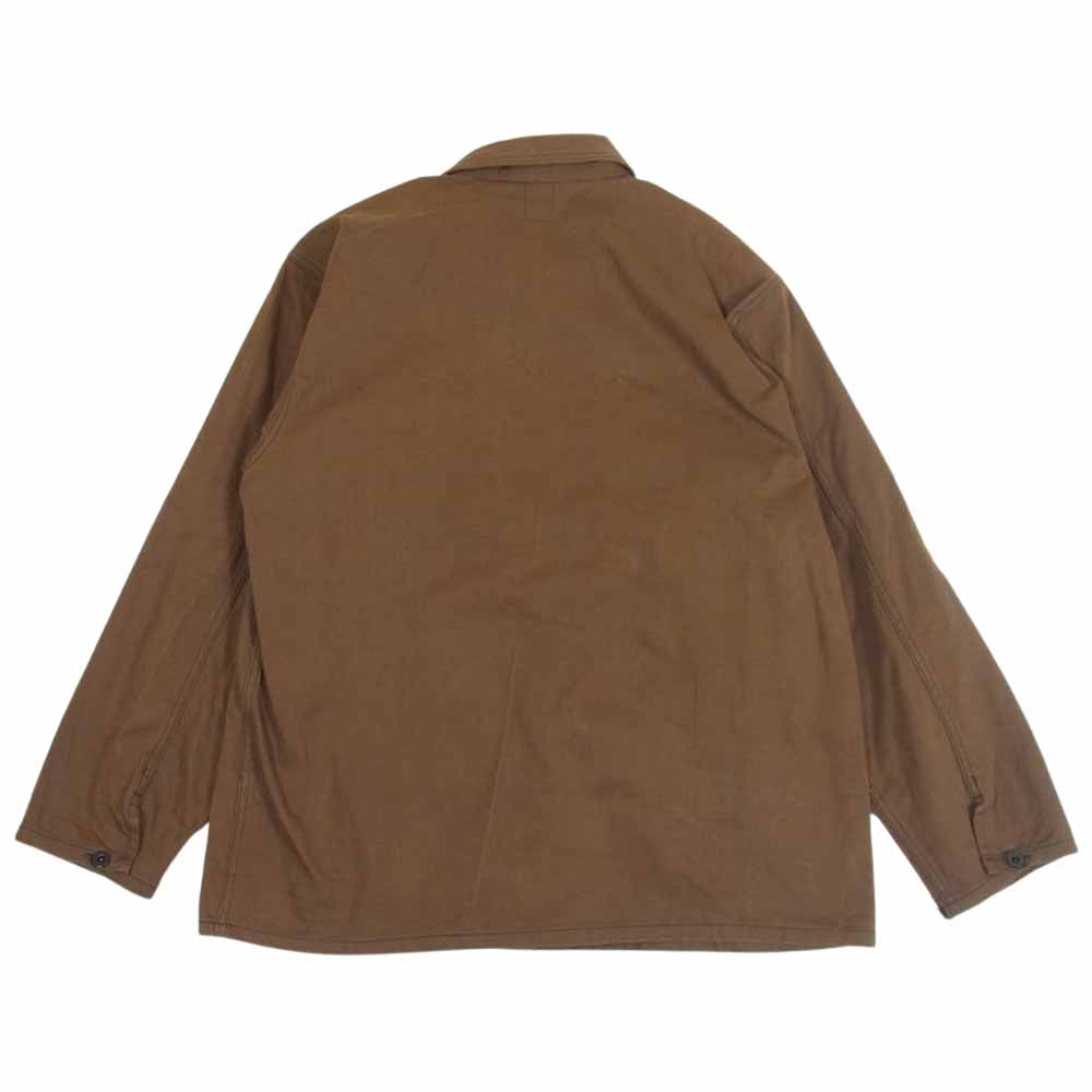 The REAL McCOY'S ザリアルマッコイズ WW1 BROWN FATIGUE COAT ブラウン ファティーグ コート プルオーバー ジャケット ブラウンデニム ブラウン系 42【中古】