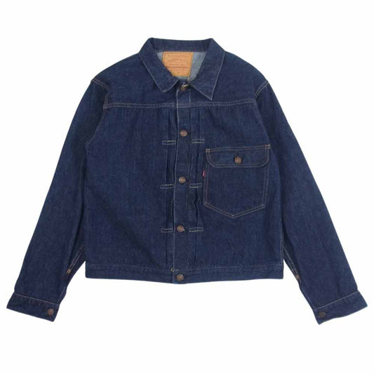 WAREHOUSE ウエアハウス 2001xx 40s 50s Copper-colored steel buttons 銅ボタンモデル 1st type デニム ジャケット インディゴブルー系 40【中古】