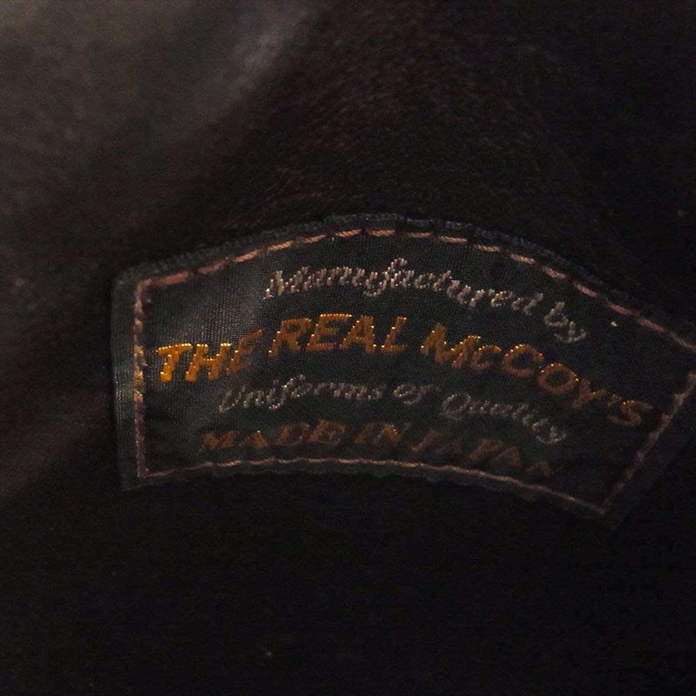 The REAL McCOY'S ザリアルマッコイズ MJ18101 TYPE A-2 ホースハイド タンニン鞣し ピグメント仕上げ REAL McCOY MFG. CO.  フライト ジャケット ブラウン系 44【中古】