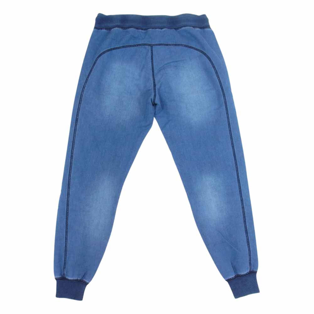 1piu1uguale3 ウノピュウノウグァーレトレ RELAX ジョガー イージー デニム スウェット パンツ インディゴブルー系 S【中古】