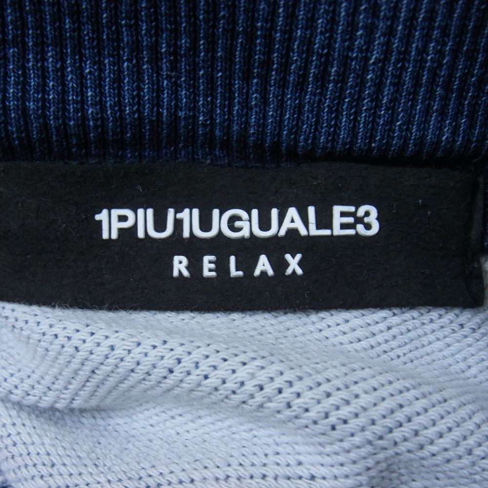 1piu1uguale3 ウノピュウノウグァーレトレ RELAX ジョガー イージー デニム スウェット パンツ インディゴブルー系 S【中古】