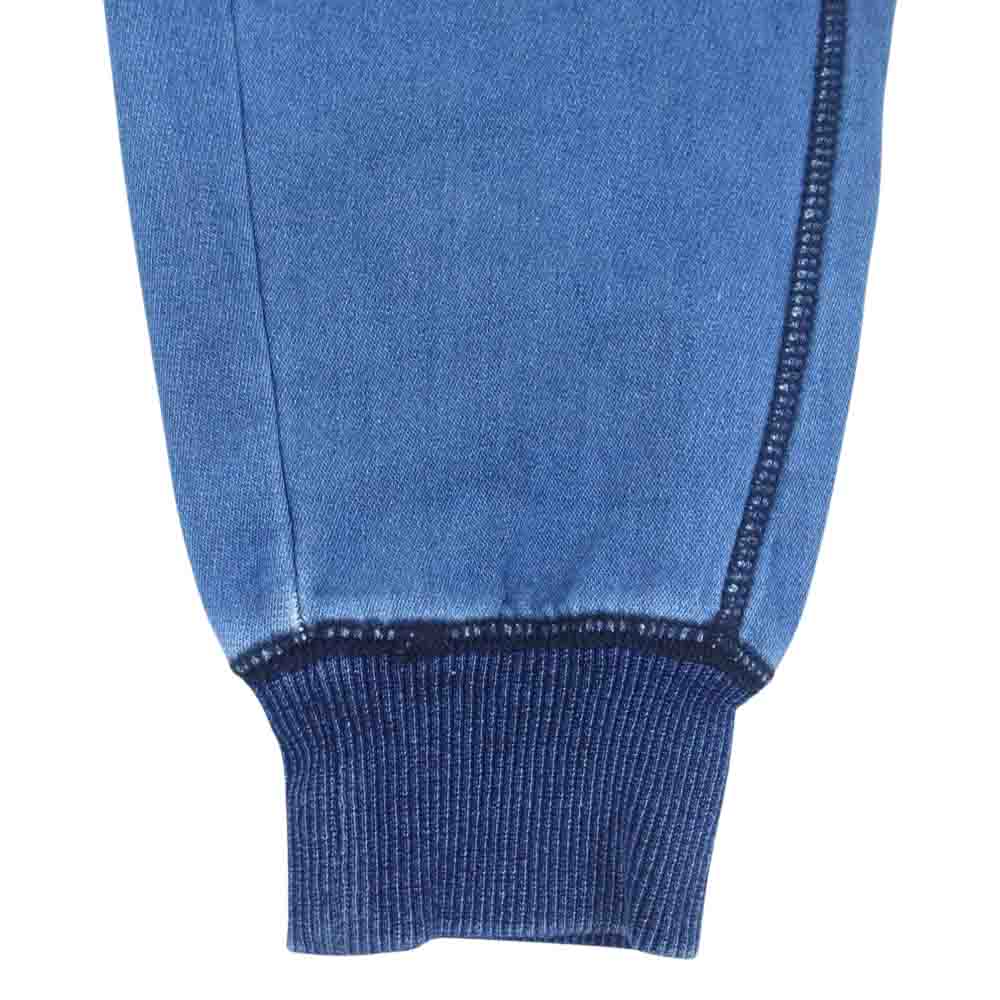 1piu1uguale3 ウノピュウノウグァーレトレ RELAX ジョガー イージー デニム スウェット パンツ インディゴブルー系 S【中古】