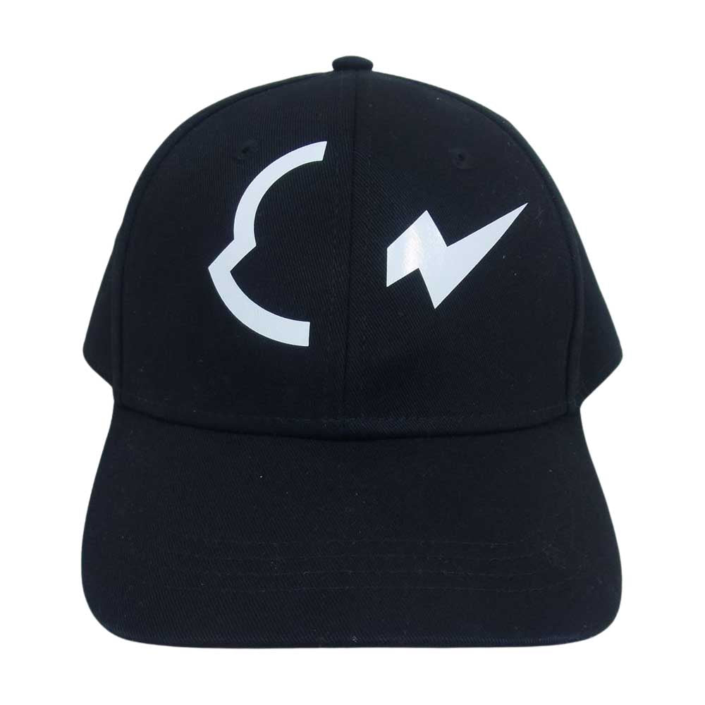 MONCLER モンクレール GENIUS ジーニアス × FRAGMENT フラグメント BASEBALL CAP ベースボール キャップ ブラック系【中古】