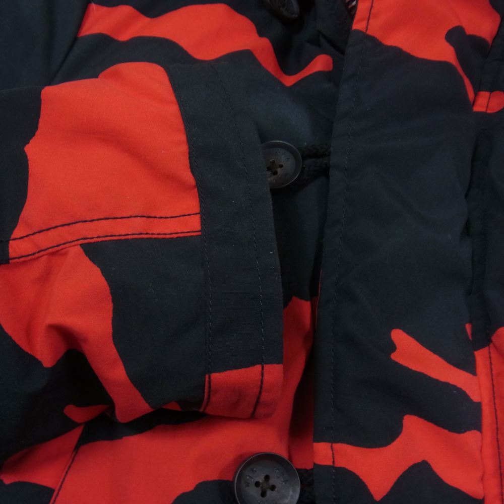 wjk ダブルジェイケイ 1820 CF37K N-3B PRIMALOFT プリマロフト カモ ジャケット ブラック系 レッド系 S【中古】