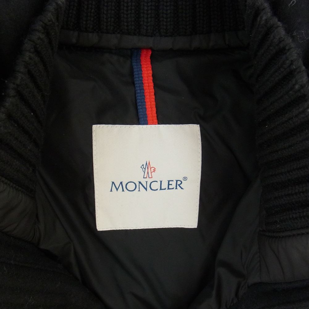 MONCLER モンクレール LUCIEN ルシエン 切替 ダウン ジャケット ブラック系【中古】