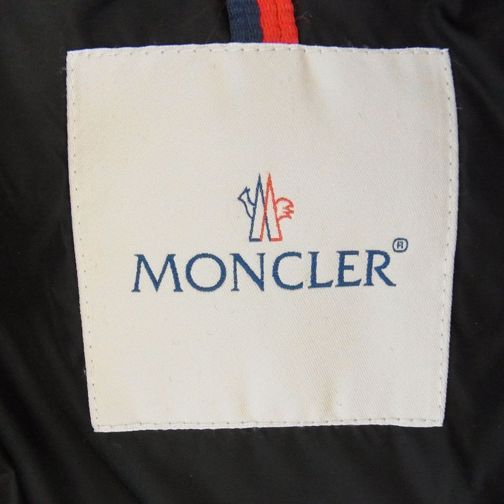 MONCLER モンクレール LUCIEN ルシエン 切替 ダウン ジャケット ブラック系【中古】