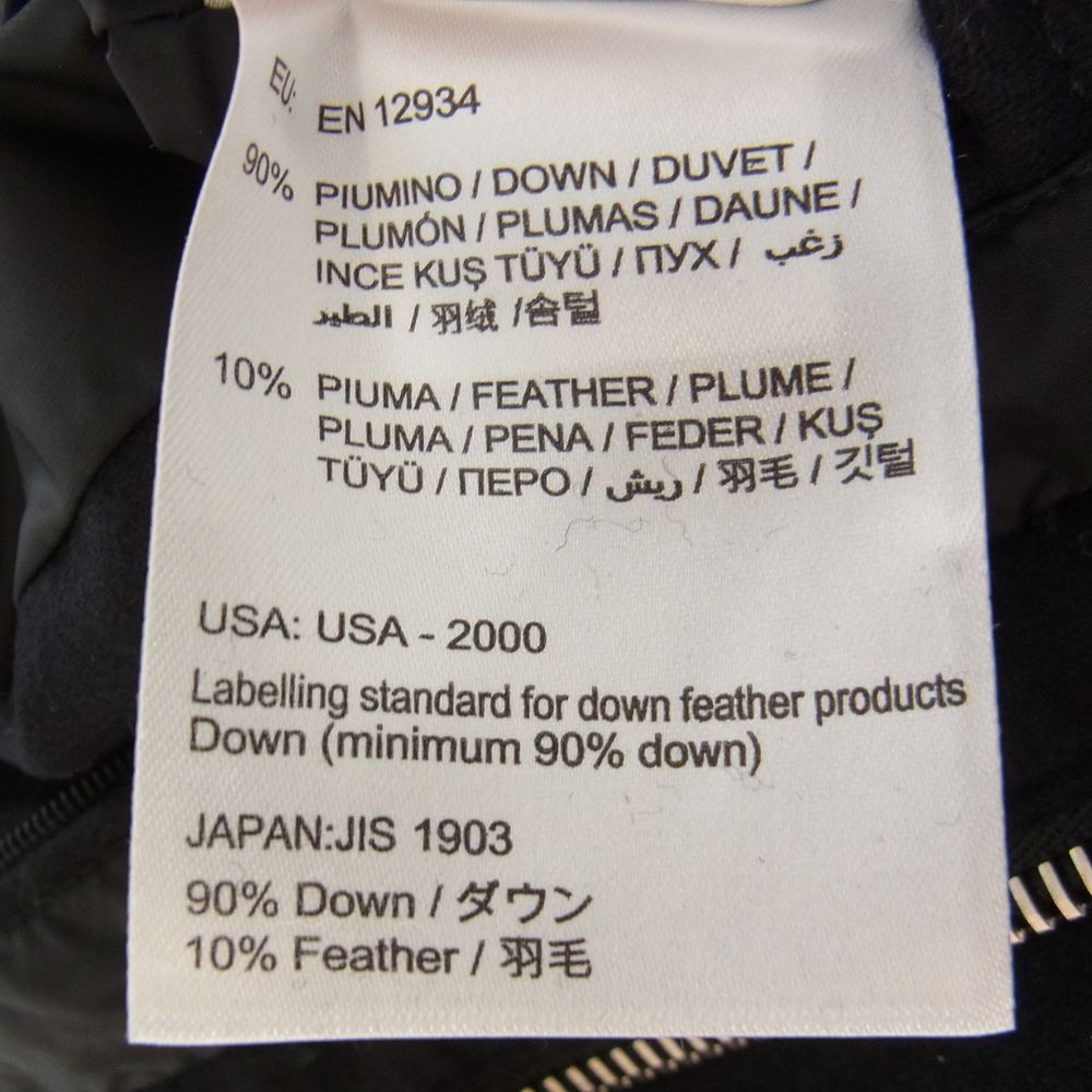 MONCLER モンクレール LUCIEN ルシエン 切替 ダウン ジャケット ブラック系【中古】