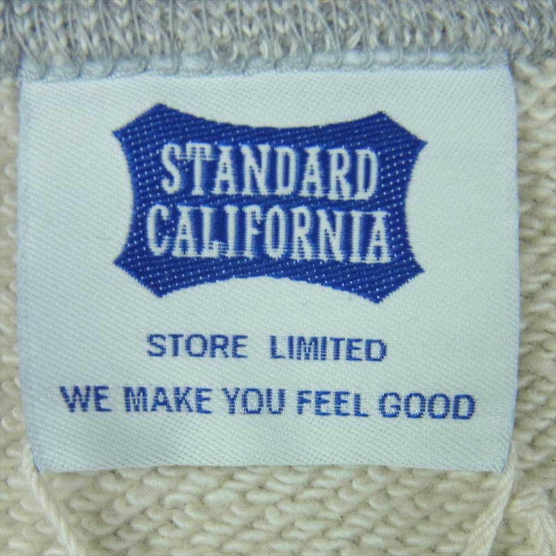 STANDARD CALIFORNIA スタンダードカリフォルニア SD Logo Crew Sweat Official Store Limited オフィシャルストア 限定 クルーネック スウェット グレー系 M【新古品】【未使用】【中古】