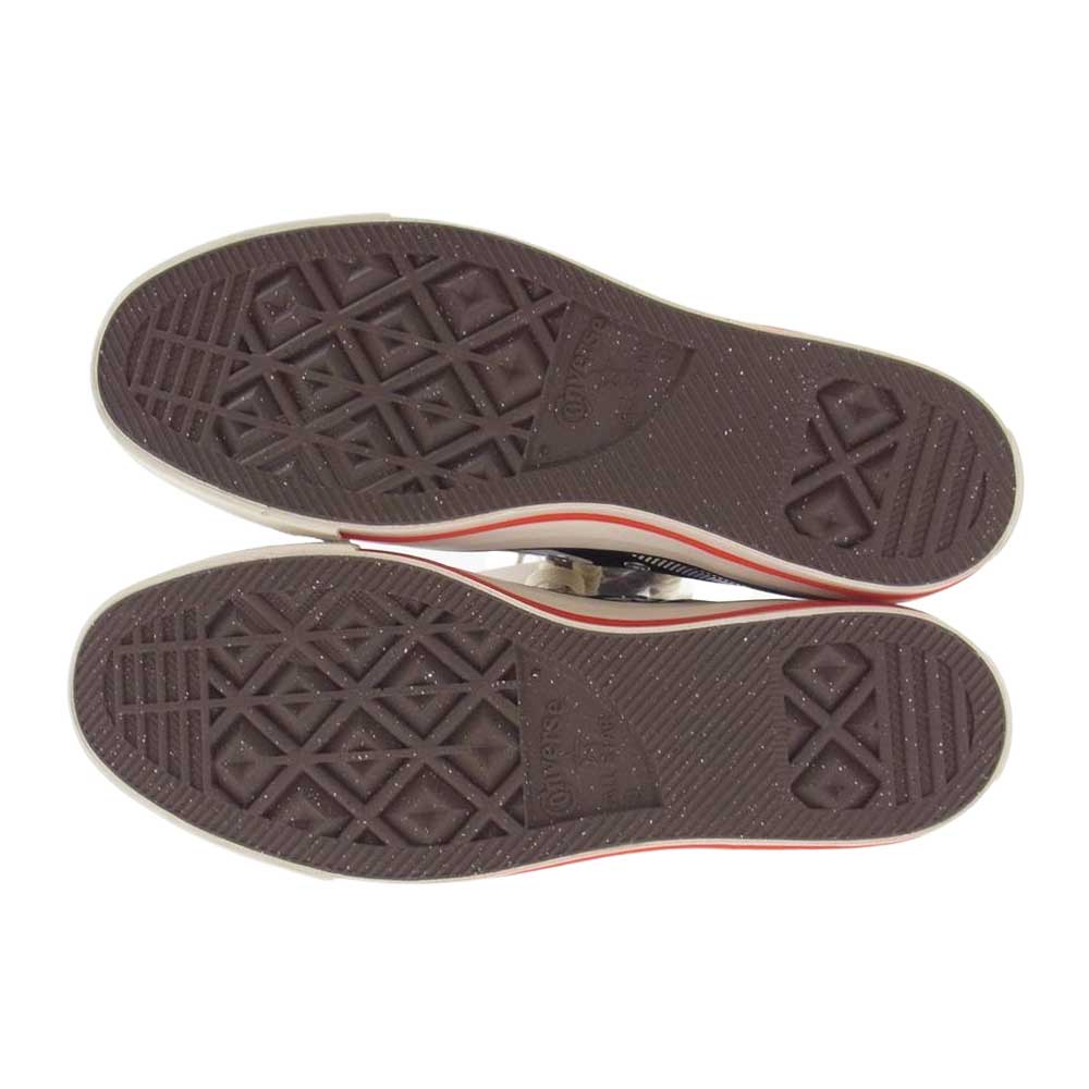 CONVERSE コンバース 1SD272 CUPNOODLE SLIP OX ALL STAR カップヌードル スリップ オールスター ローカット スニーカー ブラック系 オフホワイト系 27.5cm【新古品】【未使用】【中古】