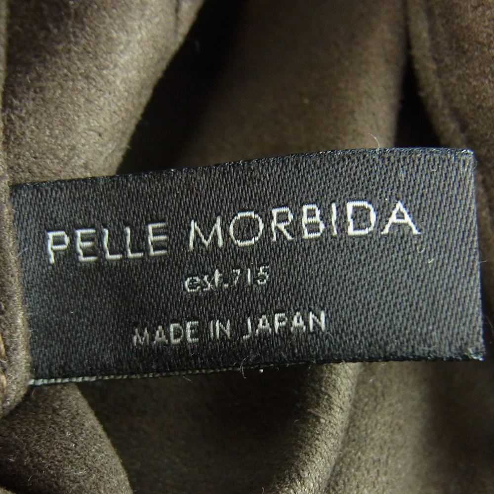 PELLE MORBIDA ペッレモルビダ Maiden Voyage メイデン ヴォヤージュ クラッチバッグ セカンドバッグ トラベルポーチ グレイッシュベージュ系【中古】
