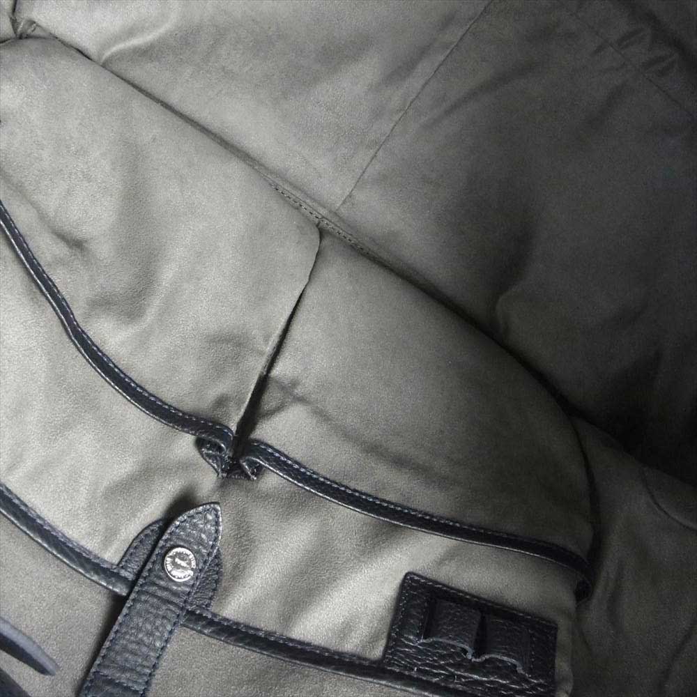 PELLE MORBIDA ペッレモルビダ Maiden Voyage メイデン ヴォヤージュ 被せ付き 2WAY レザー ショルダー ボストン バッグ ネイビー ブラック系【中古】