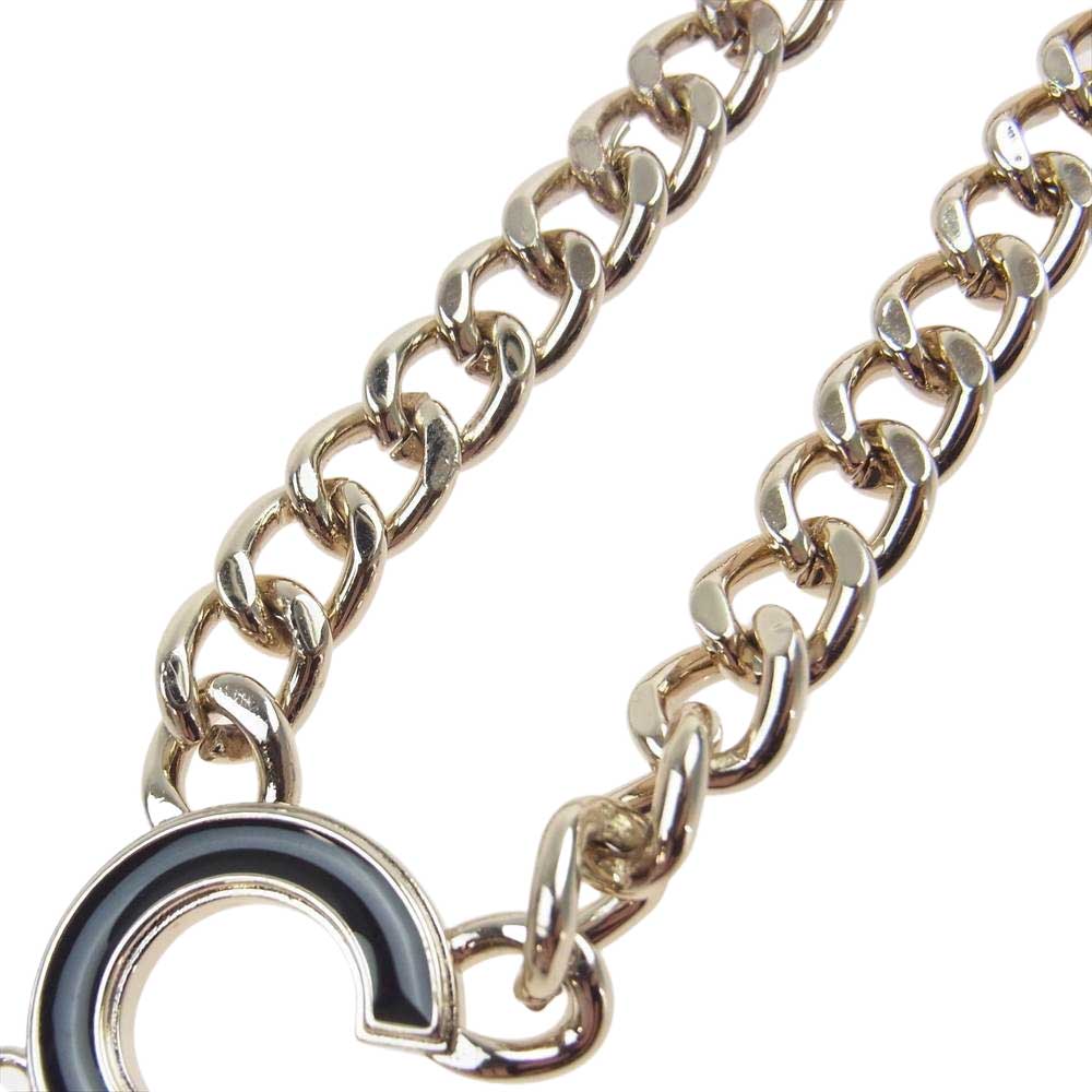 CHANEL シャネル A22 S ロゴ ココマーク チェーン ネックレス シルバー系【中古】