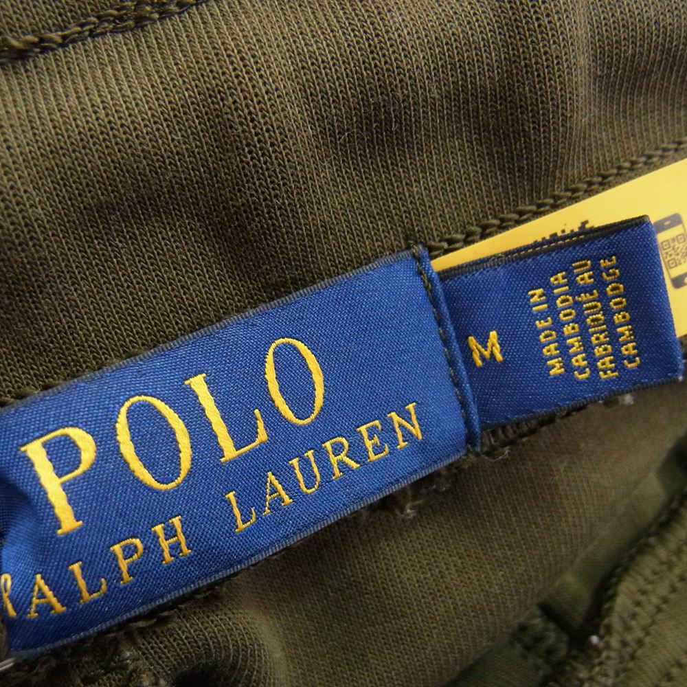 POLO RALPH LAUREN ポロ・ラルフローレン スウェット カーゴ パンツ カーキ系 M【中古】