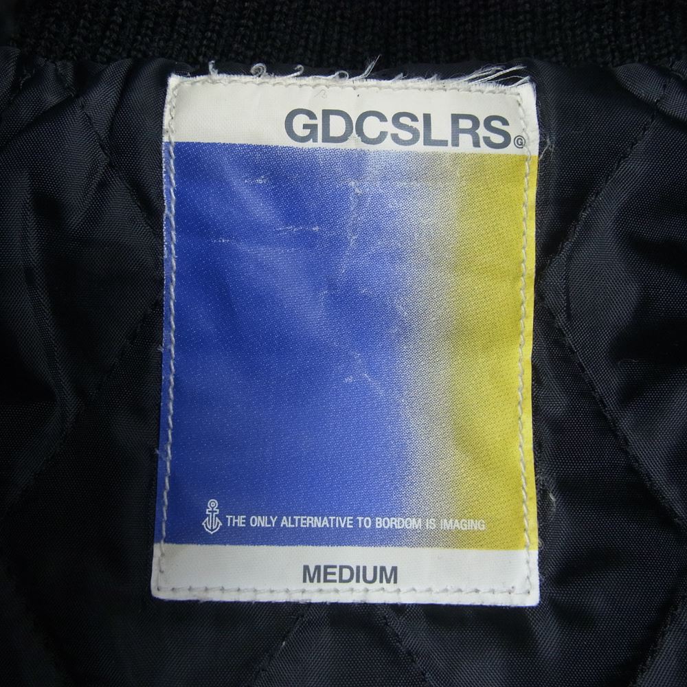 ジーディーシー GDCSLRS 限定100着 ナンバリング レザー スタジャン ジャケット ブラック系 M【中古】