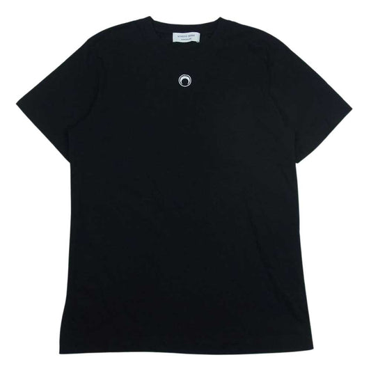 マリーンセル ムーン 刺繍 半袖 Tシャツ ブラック系 S【中古】