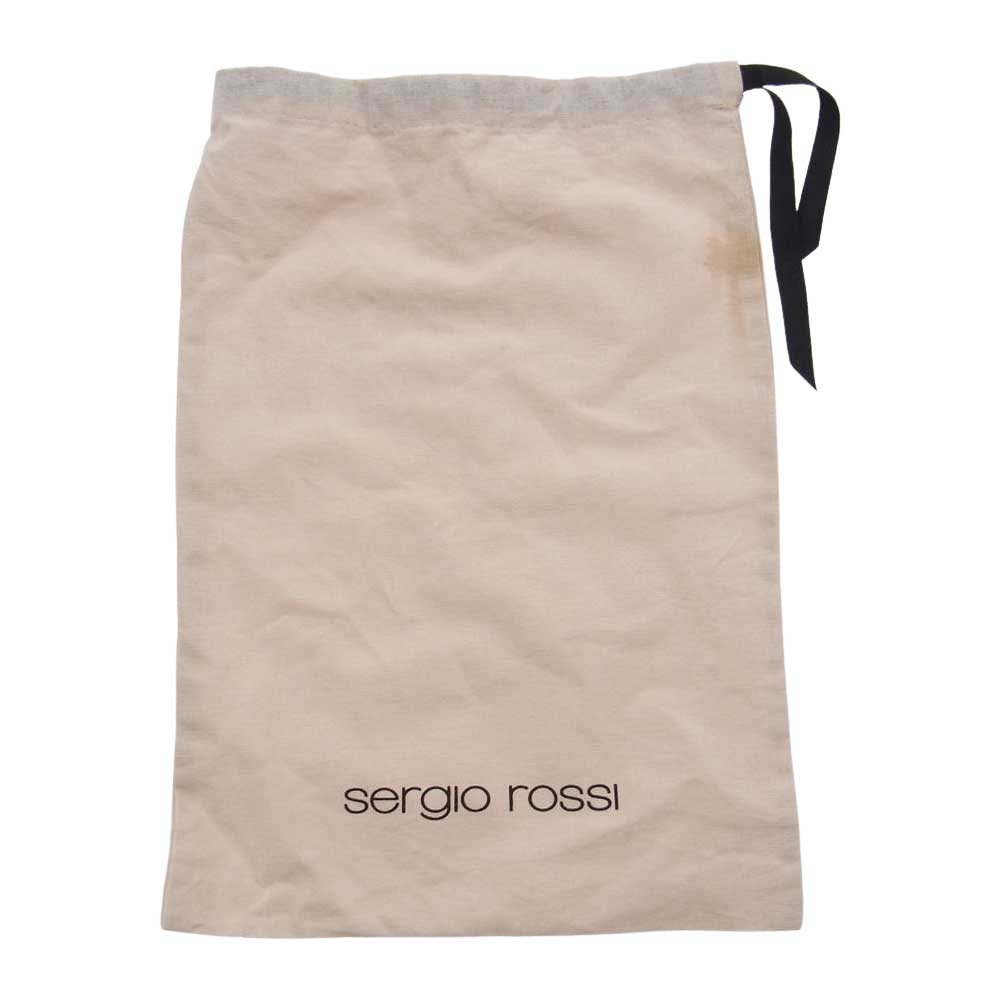 Sergio Rossi セルジオロッシ ストラップ スタッズ サンダル ブラック系【中古】