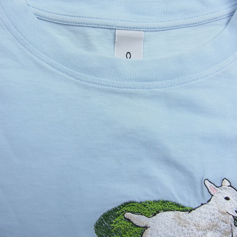 カルヴェン カルヴェン 刺繍 半袖Tシャツ ブルー系 M【中古】