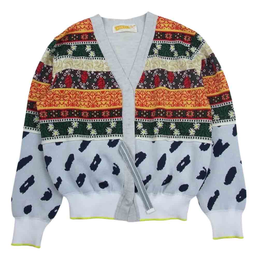 ポンティ ニット カーディガン グレー系 F【中古】