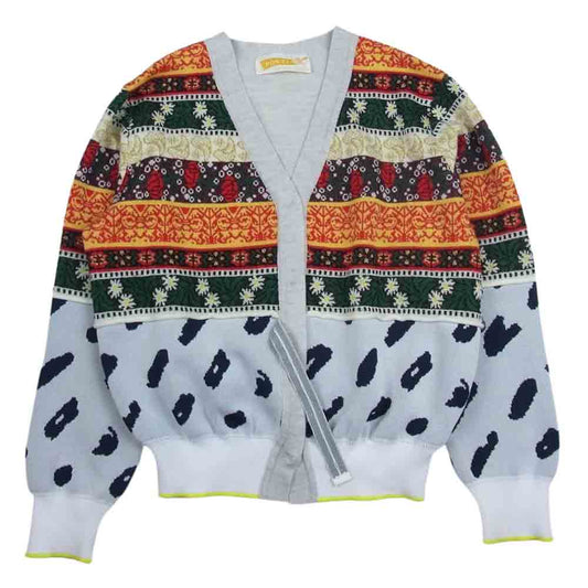 ポンティ ニット カーディガン グレー系 F【中古】