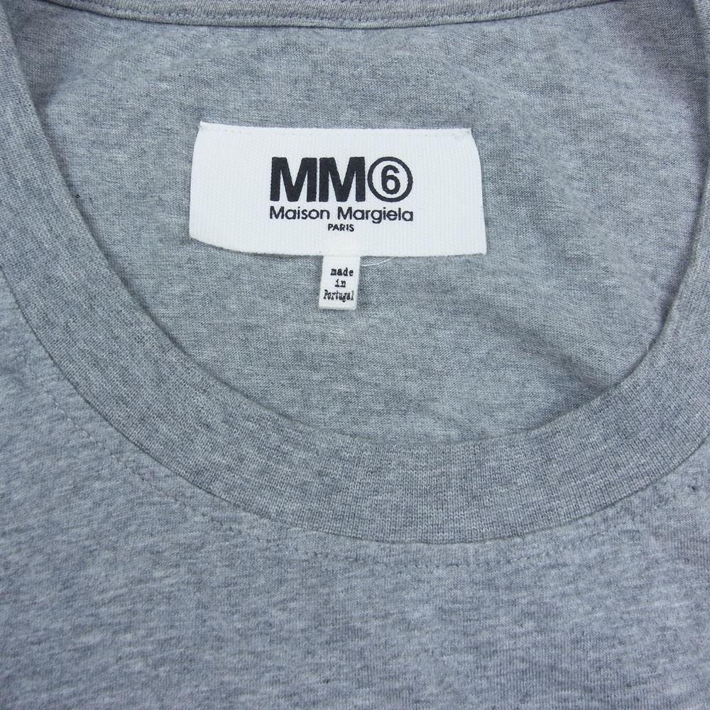 MAISON MARGIELA メゾンマルジェラ MM6 S52CT0283 S22937 半袖 ワンピース グレー系 M【美品】【中古】