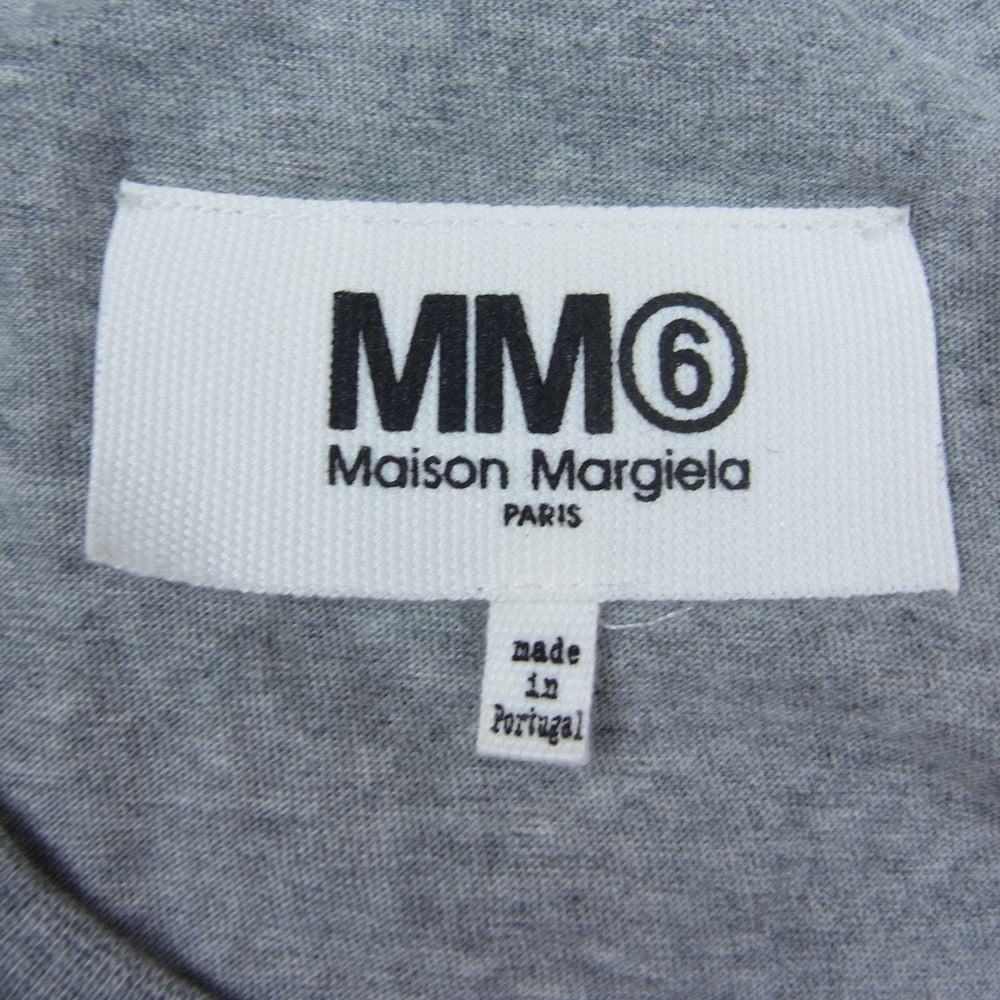 MAISON MARGIELA メゾンマルジェラ MM6 S52CT0283 S22937 半袖 ワンピース グレー系 M【美品】【中古】