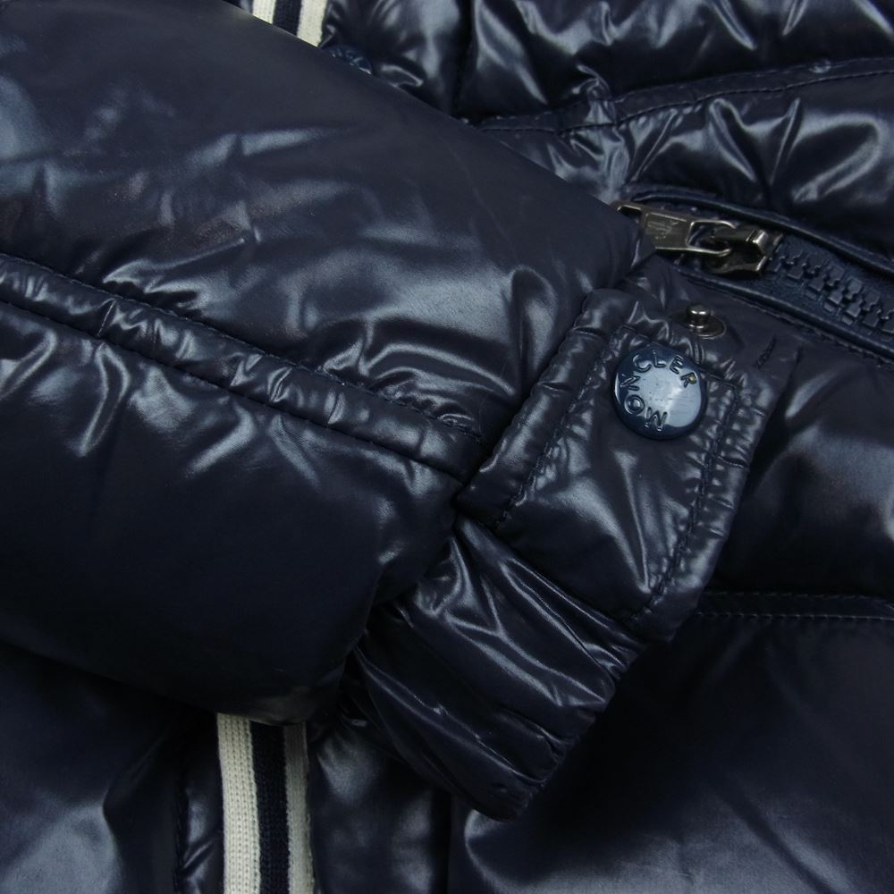 MONCLER モンクレール 国内正規品 BRANSON ブランソン ダウン ジャケット ネイビー系 1【中古】