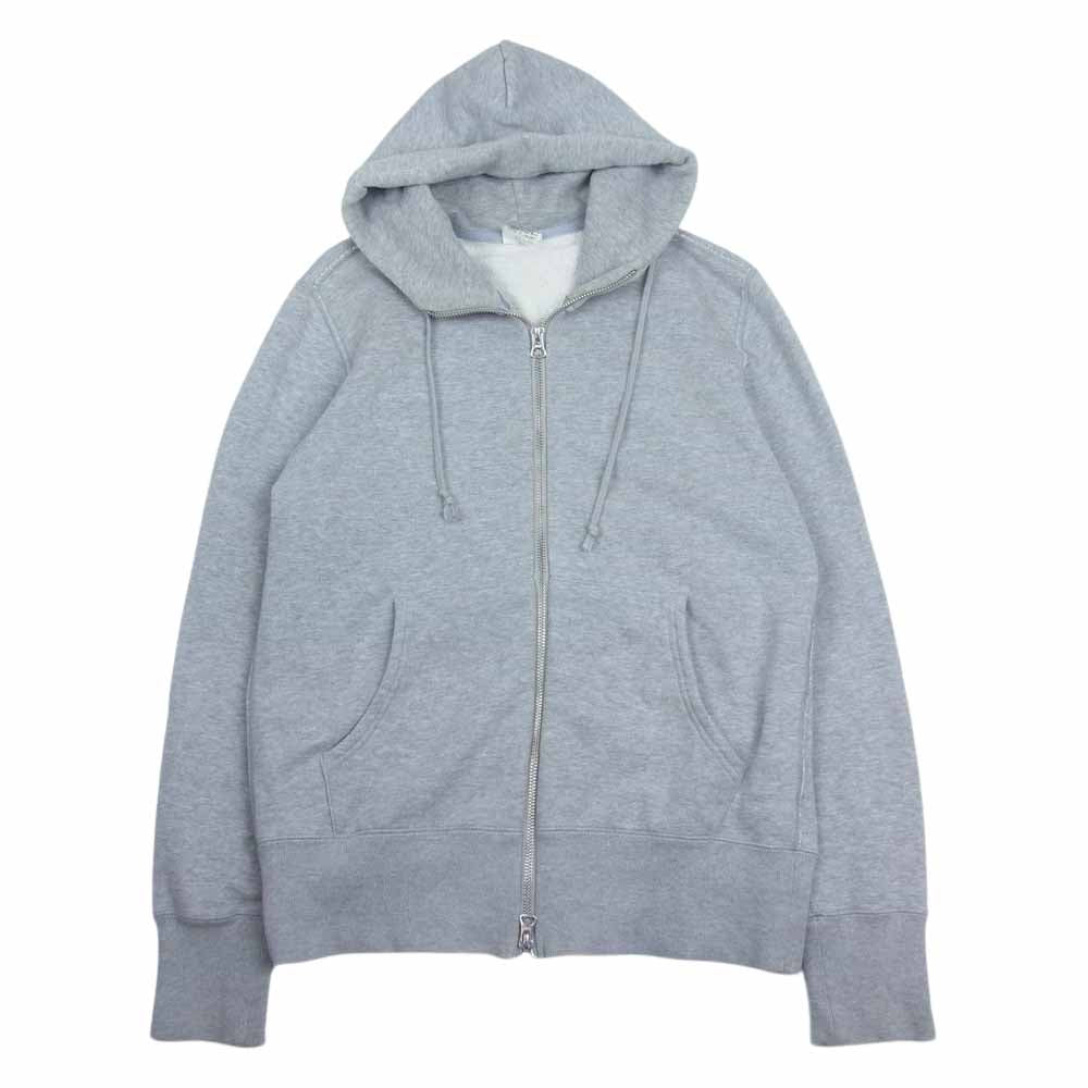 LOOPWHEELER ループウィラー ジップ スウェット パーカー  グレー系 S【中古】