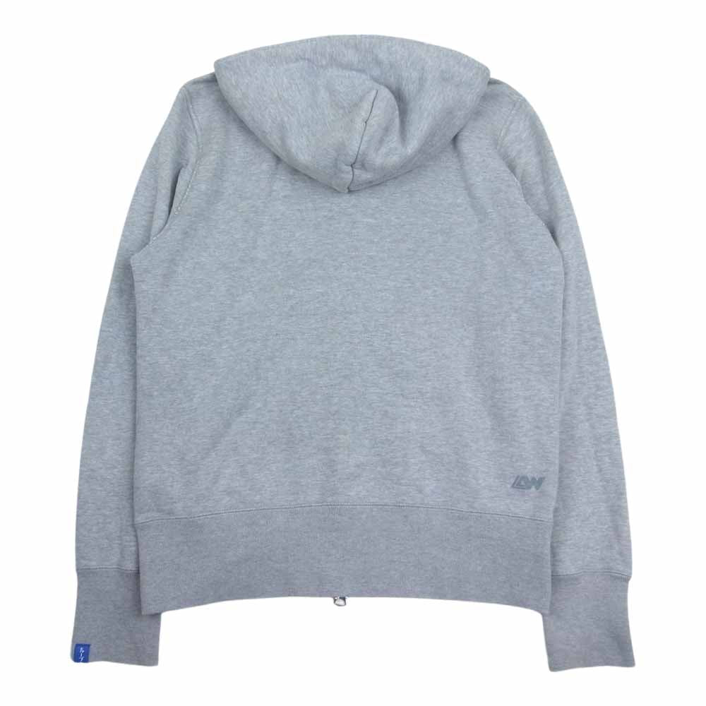LOOPWHEELER ループウィラー ジップ スウェット パーカー  グレー系 S【中古】