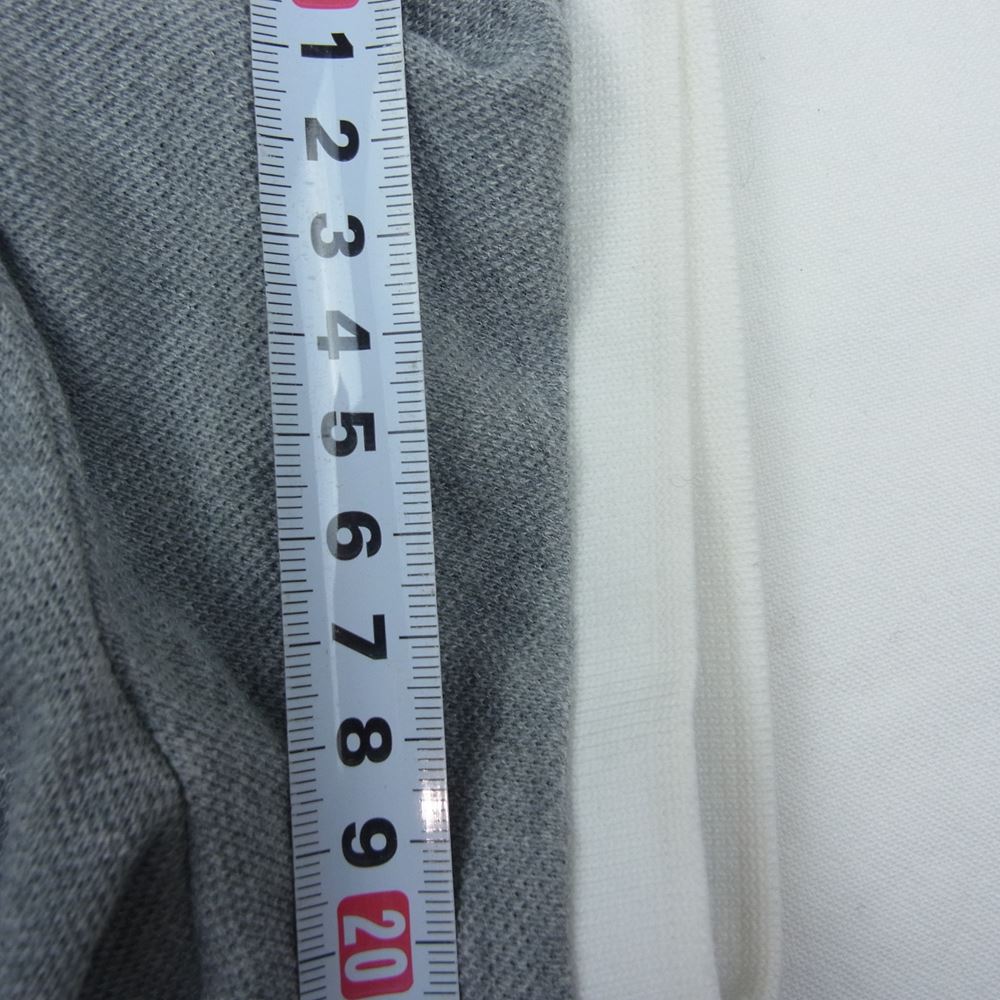 MONCLER モンクレール MAGLIA POLO MANICA CORTA ポロ シャツ 半袖 グレー グレー系 S【中古】