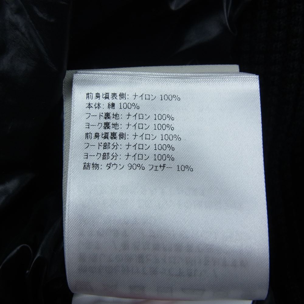 MONCLER モンクレール CARDIGAN TRICOT ニット切替 ダウン ジャケット ブラック系 M【中古】