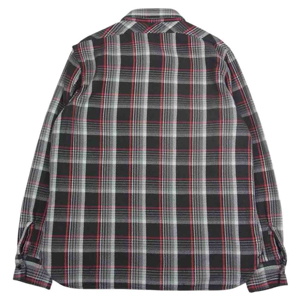 FULLCOUNT フルカウント 4004 ORIGINAL CHECK NEL SHIRTS FELDER ヘビーウェイト フランネル チェック シャツ グレー系 38【美品】【中古】
