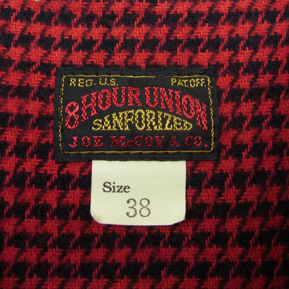 The REAL McCOY'S ザリアルマッコイズ 8HU HEAVY COTTON DRILL F/Z WORK JACKET コットン ドリル ワーク ジャケット ブラック系 38【中古】