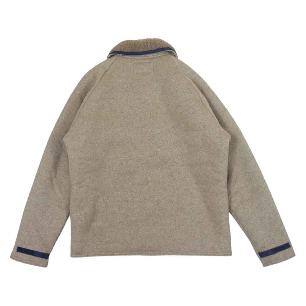 The REAL McCOY'S ザリアルマッコイズ MJ21120 OUTDOOR ACRYLIC PILE CARDIGAN アクリル パイル カーディガン フリース ジャケット ベージュ系 M【美品】【中古】