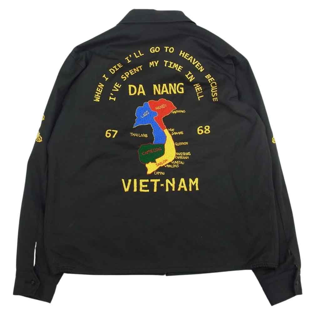 The REAL McCOY'S ザリアルマッコイズ MJ20009 VIET NAM JACKET DA NANG ベトナム スーベニア ジャケット ブラック系 M【中古】