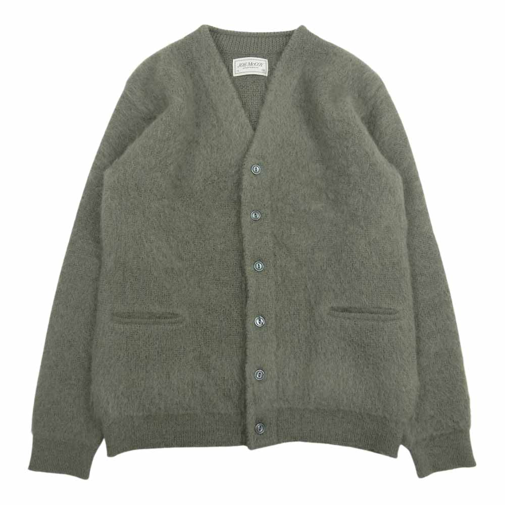 The REAL McCOY'S ザリアルマッコイズ MOHAIR CARDIGAN モヘア カーディガン ニットカーディガン グリーン系 M【美品】【中古】