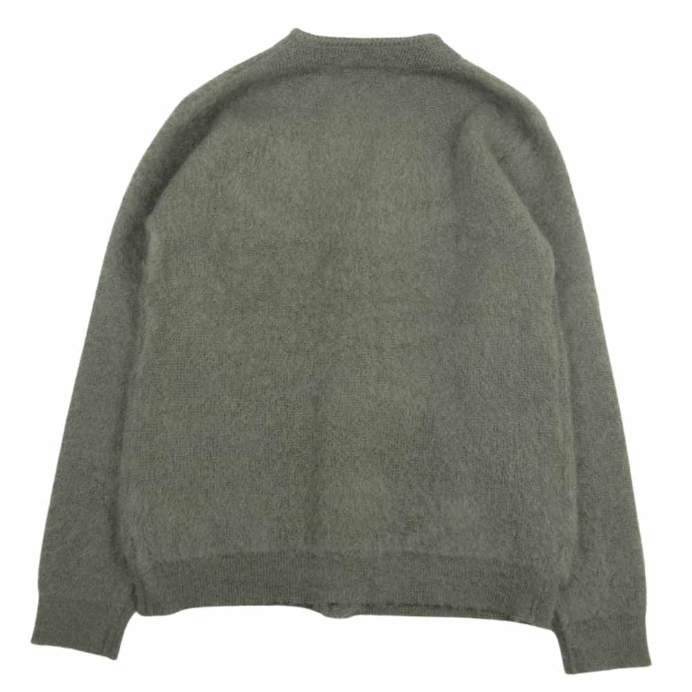 The REAL McCOY'S ザリアルマッコイズ MOHAIR CARDIGAN モヘア カーディガン ニットカーディガン グリーン系 M【美品】【中古】