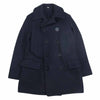Buzz Rickson's バズリクソンズ BR14146 PEA COAT LONG MODEL WOOL LINING ミリタリー ウール メルトン ピーコート　 ネイビー系 36【中古】