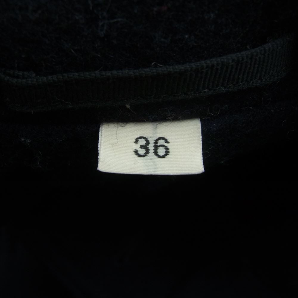 Buzz Rickson's バズリクソンズ BR14146 PEA COAT LONG MODEL WOOL LINING ミリタリー ウール メルトン ピーコート　 ネイビー系 36【中古】