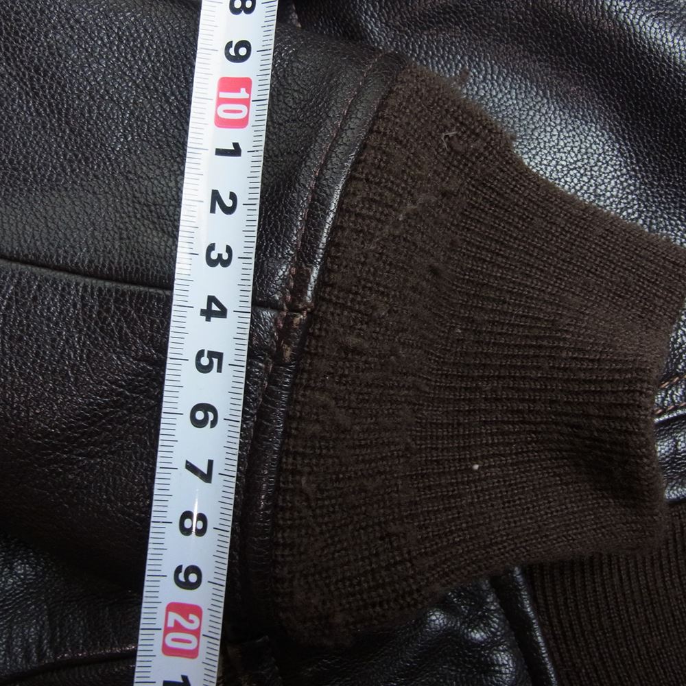 Buzz Rickson's バズリクソンズ M83151 G-1 フライト レザー ジャケット 山羊革 ブラウン系 36【中古】